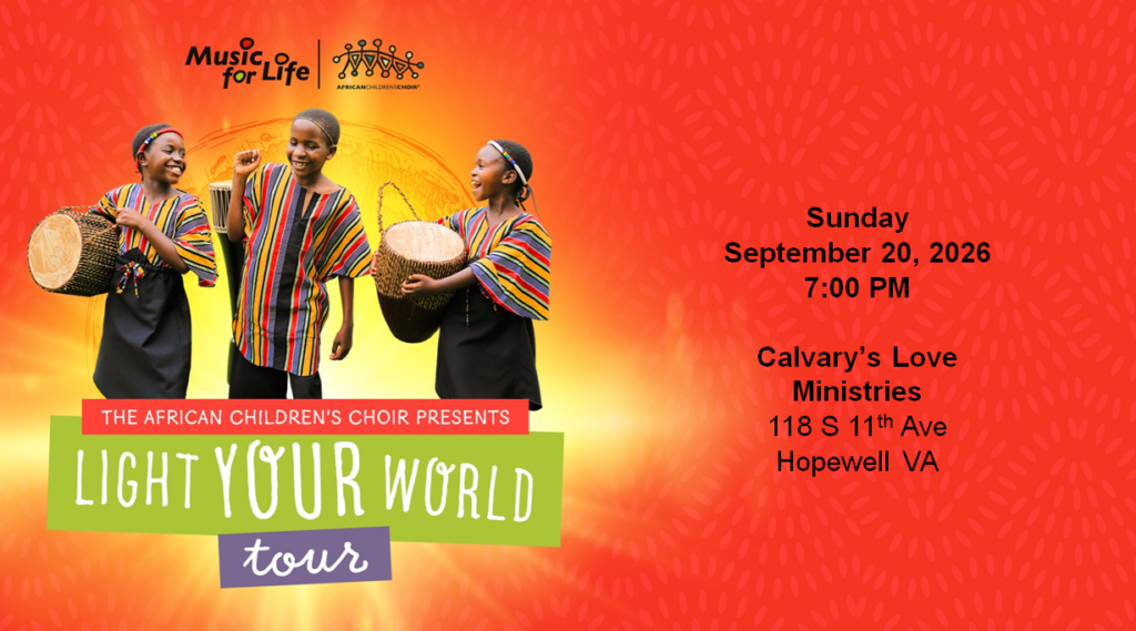 African Children's Choir Light Your World Tour